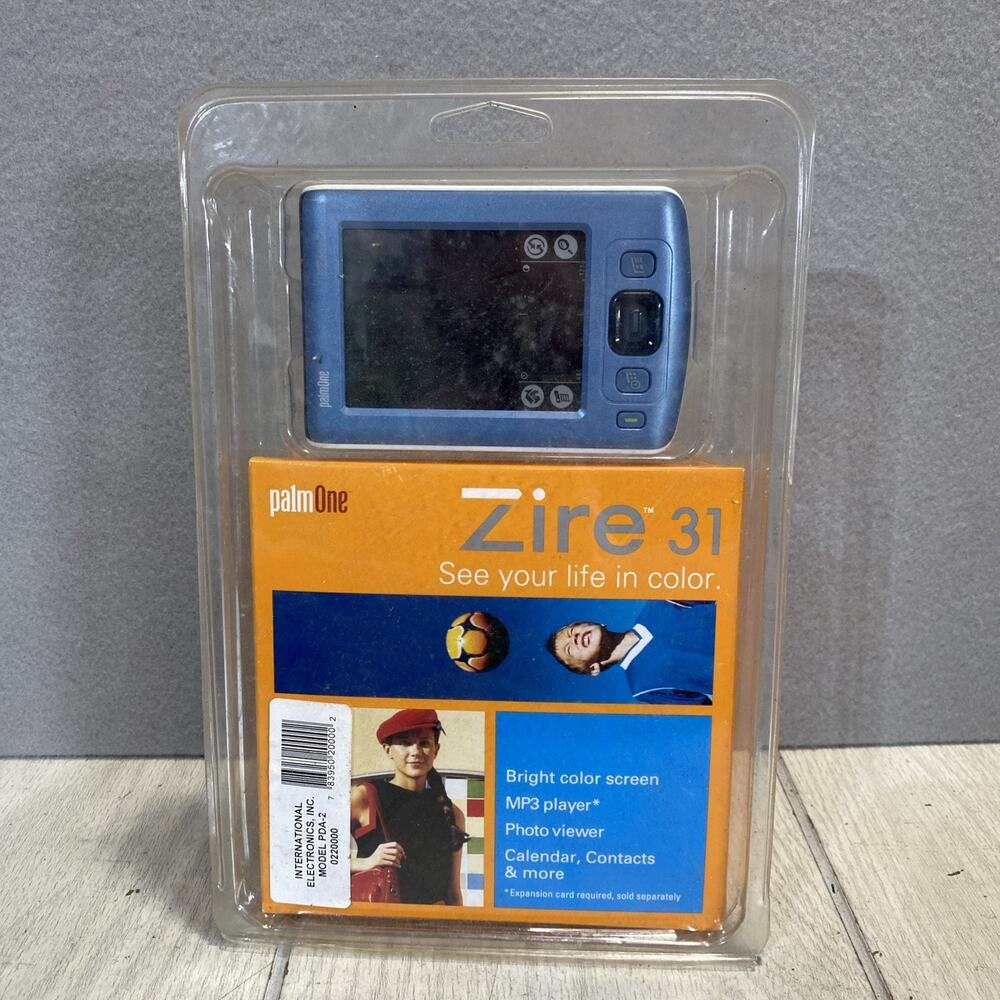 PalmOne Zire 31 Handheld PDA Organizer - Blue Brand New